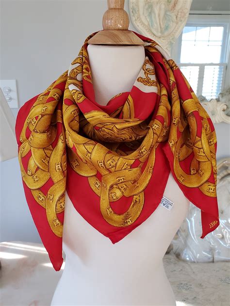 silk chanel scarf|chanel scarves outlet.